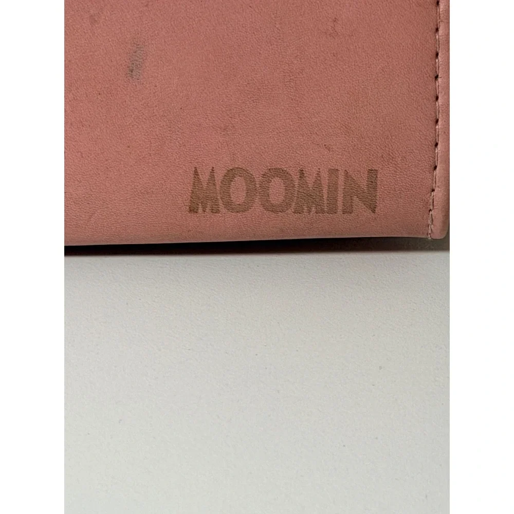 Disaster Designs Moomin Wallet Sz OS Pink Floral Hug Long Bifold Whimsical
